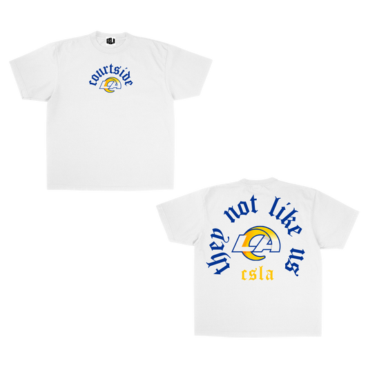 RAMS - THEY NOT LIKE US WHITE TEE