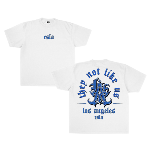 DODGERS - THEY NOT LIKE US V.2 WHITE TEE