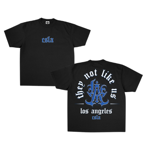 DODGERS - THEY NOT LIKE US V.2 BLACK TEE