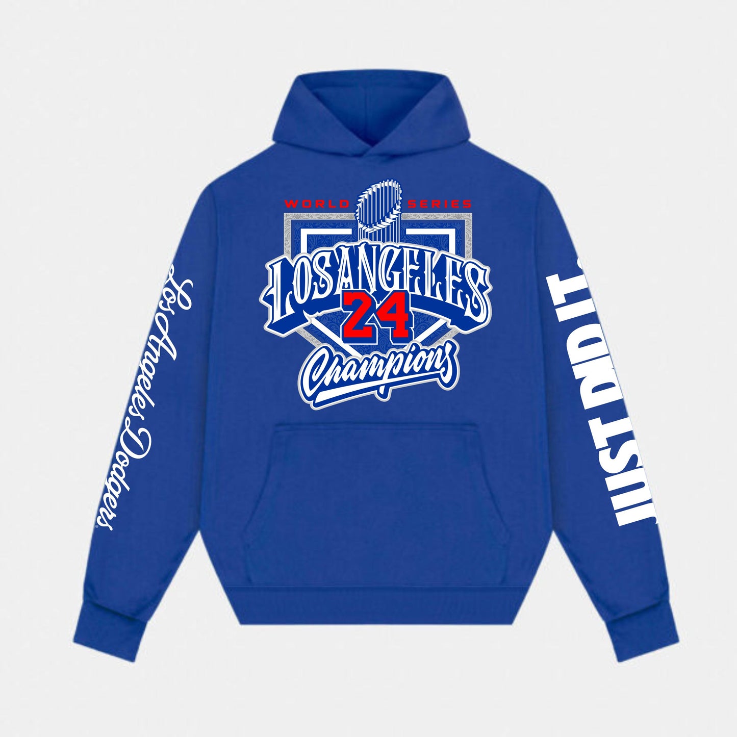 DODGERS WORLD SERIES CHAMPS - ROYAL HOODIE